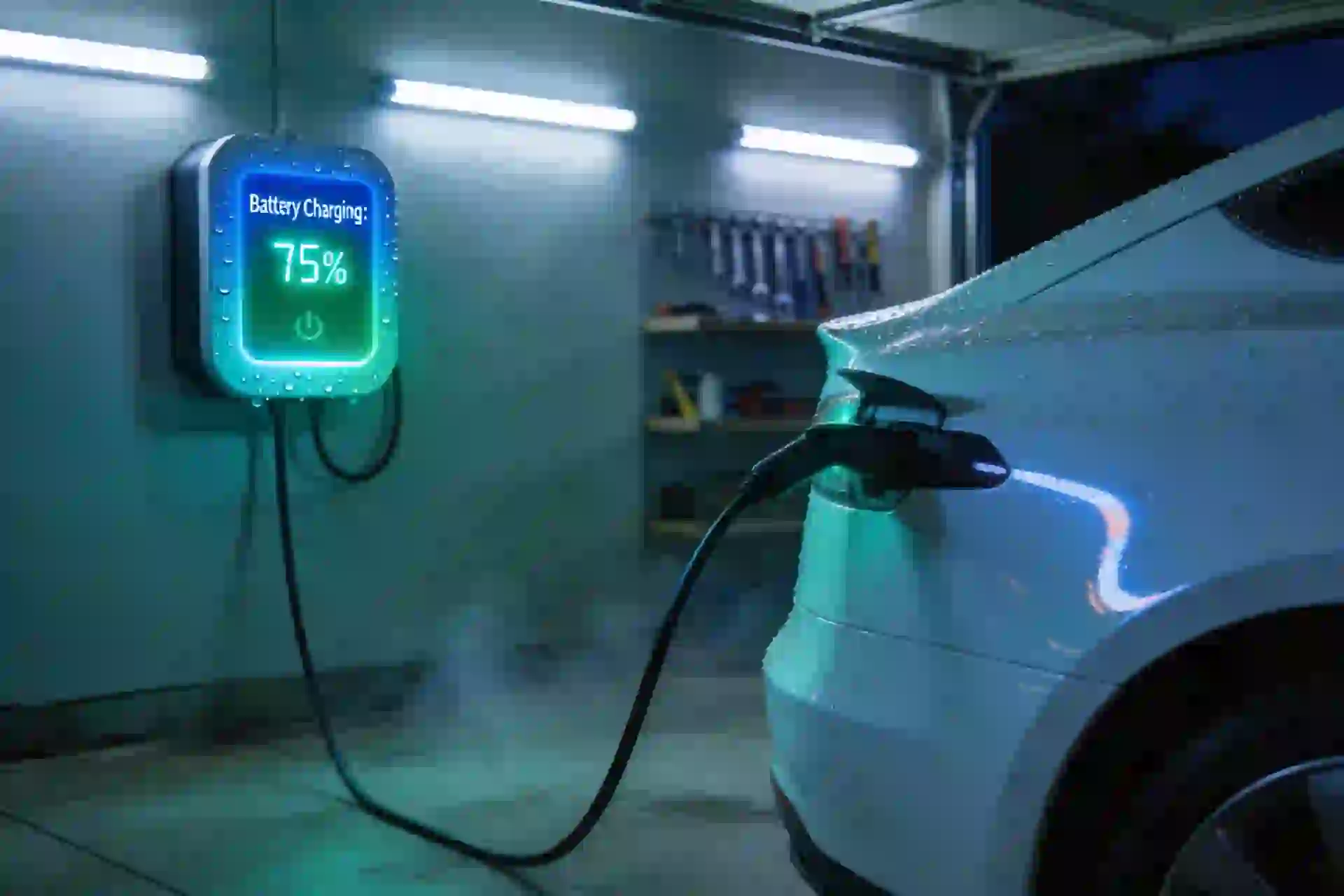 Installation borne de recharge à Vertou